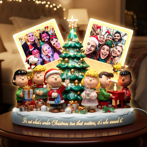 Friends Christmas Tree Light Box - Custom Photo Gifts For Friends Acrylic Light Box 01PATI081125