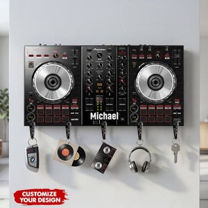 DJ Board Acrylic Key Hanger - Personalized Gifts For Music Lovers 02hyti291225