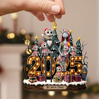 Spooky Family Ornament - Personalized Gifts For Family 05pati050925