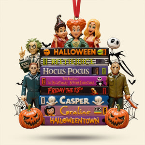 Horror Tape Stack Ornament, Personalized Christmas 02qhti161025