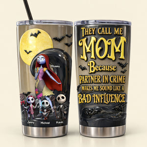 Spooky Mom And Kids 20oz Tumbler - Personalized Gifts For Mother's Day Tumbler 03OHTI120226