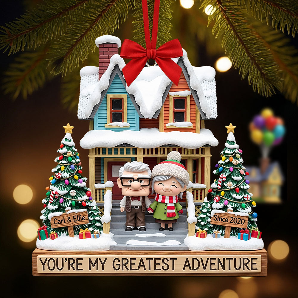Old Couple Ornament - Personalized Gifts For Couple 06toti190825