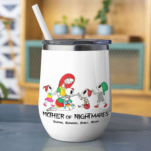 Dad Mom And Children 02QHDT230323 Personalized Black Coffee Mug - Coffee Mug - GoDuckee