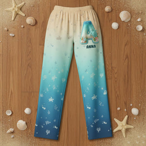Sea Turtle Pajama Pants - Personalized Gifts For Girls 03kiti101225-Homacus