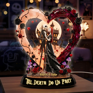 Spooky Couple Acrylic Light Box - Personalized Gifts For Couple 03toti291125