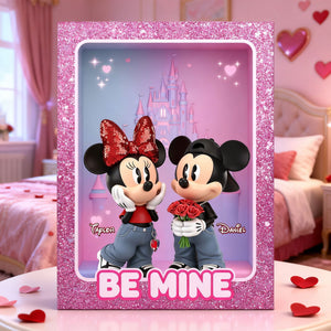 Be Mine Couple Acrylic Plaque - Personalized Gifts For Couple Valentine Plaque 02NATI231225