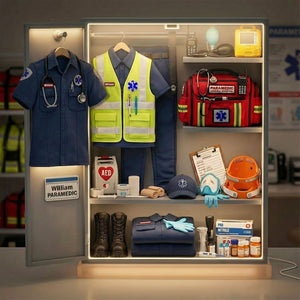 EMS Worker Personal Locker Light Box, Personalized Gifts For Paramedic & EMT 01QHTI201225