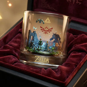 40 Years of Fantasy Adventure Round Glass - Personalized Gifts For Fantasy Lovers 01ohti280226