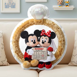 Wedding Couple Custom Shape Pillow - Personalized Gifts For Couples 05ohti101225