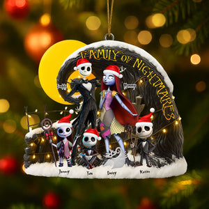 Spooky Family Ornament - Personalized Gifts For Family 04ohti110825