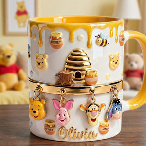 Childhood Bear And Friends Coffee Accent Mug - Personalized Gifts For Kids Coffee Mug 02TGTI220126