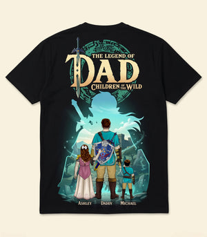 The Legend Of Dad Shirt - Personalized Father's Day Gifts 02NATI040526