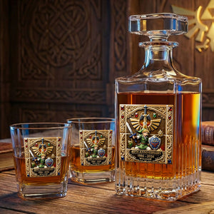 Fantasy Sword Hero Decanter Set – Personalized Drinking Decanter Gift For Fantasy Lover Set 04OHTI120226