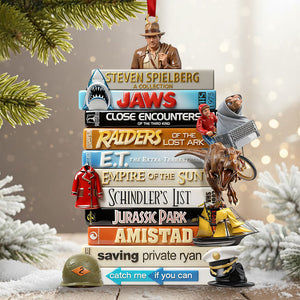 Masterpiece Stack Acrylic Ornament, Personalized For Cinema Geek 02QHTI031125
