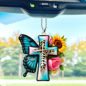 God Jesus Car Ornament - Personalized Gifts For Christians 04huti261125