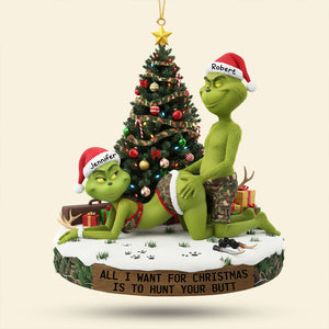 Naughty Green Couple Ornament - Personalized Gifts For Couple 02ohti300925
