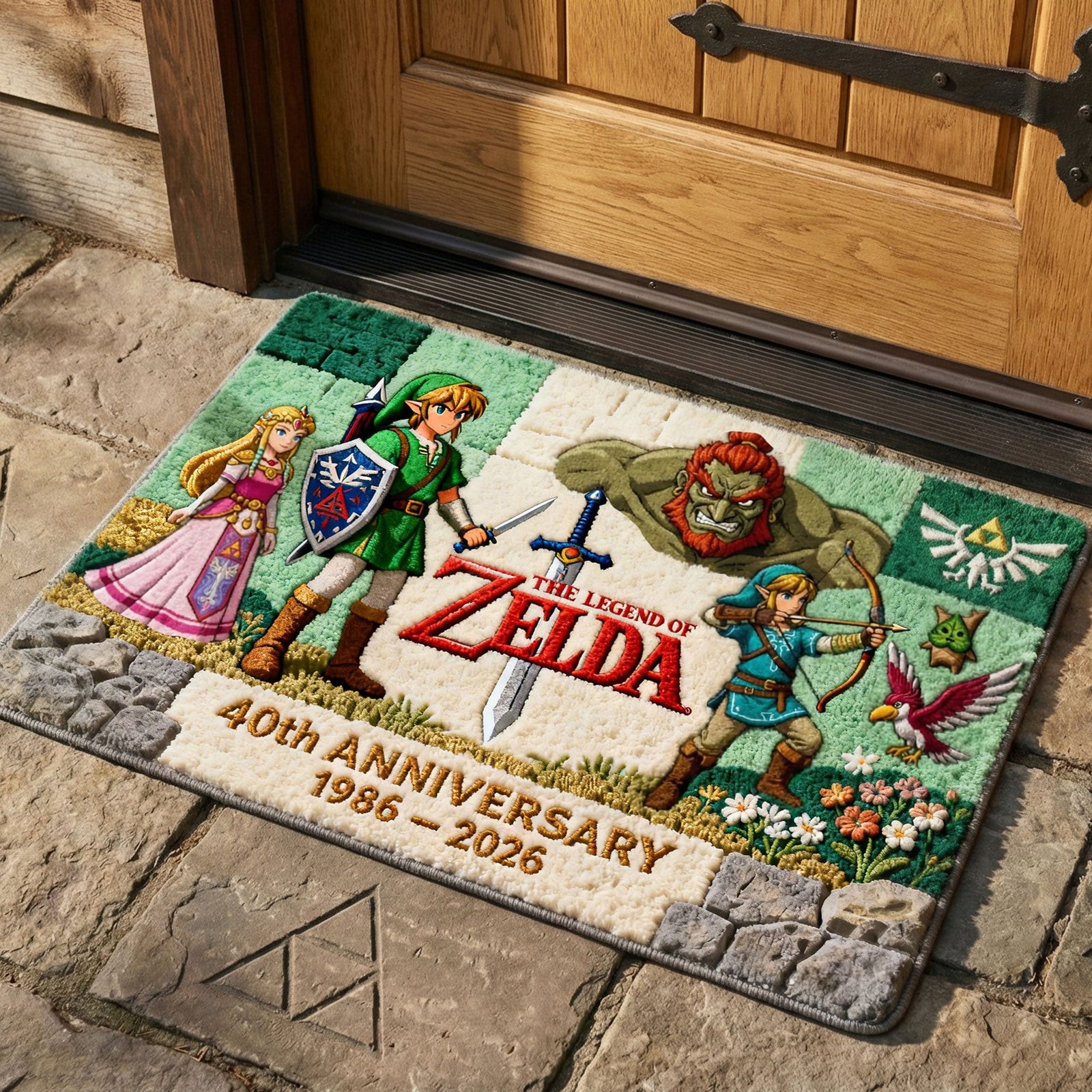 Adventurous Anniversary Doormat, Personalized Gifts 05QHTI120226