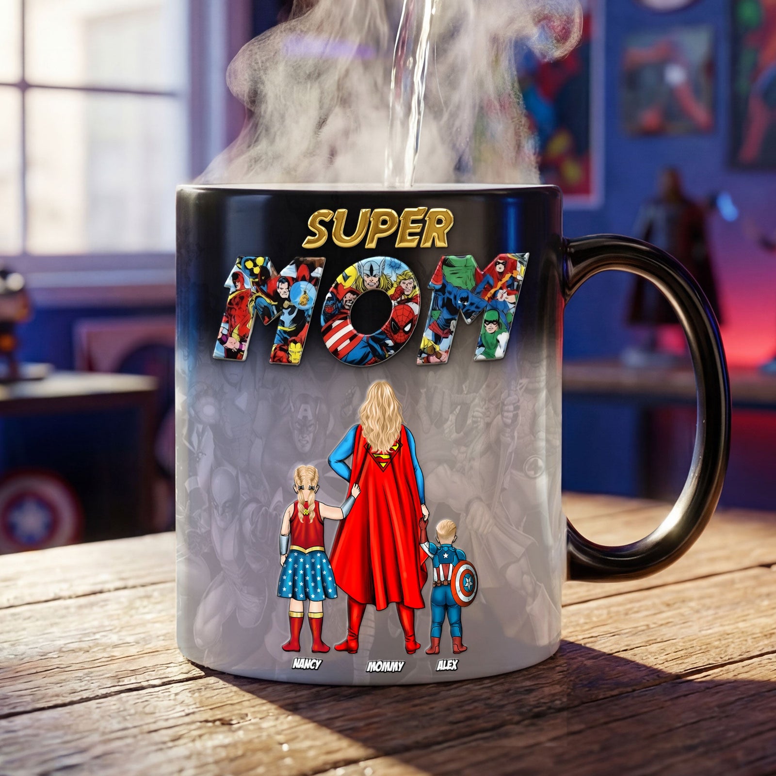 Fearless Guardian Mom Magic Mug -  Personalized Gifts For Mothers 06ohti070426