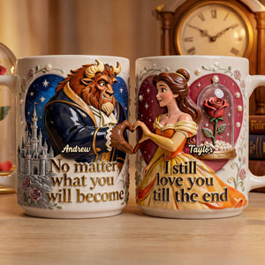 Fairytale Couple Set Coffee Mug - Personalized Gifts For Couple Coffee Mug 05NATI170126