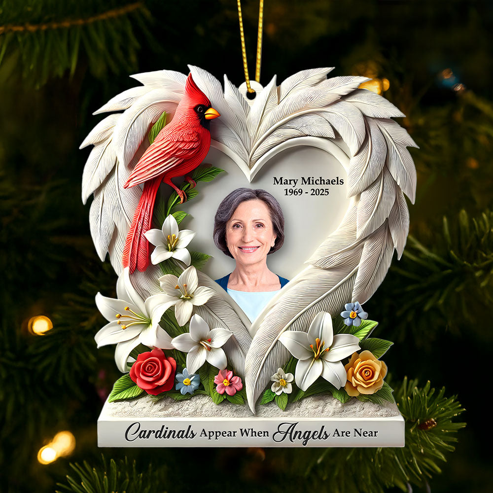 Memorial Heaven Ornament - Custom Photo Gifts For Loved Ones 02huti090925
