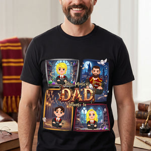 This Magical Dad Belongs To Shirt - Personalized Gifts For Dad 04nati130526