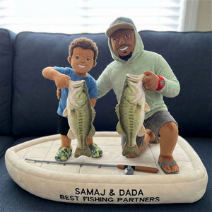 Fishing Memories Pillow - Personalized Custom Photo Gifts For Fishing Lovers 04QHTI111225