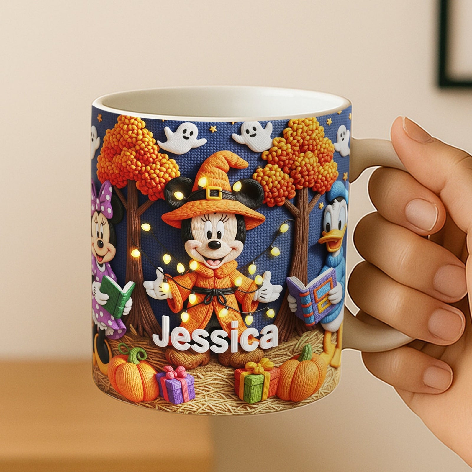 Cute Halloween Coffee Mug - Personalized Gifts For Cartoon Lovers 02pati120825