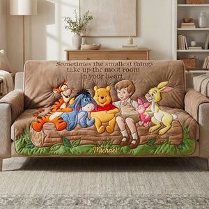 Friends Forever Quilted Sofa Cover - Personalized Gifts For Friends 03PATI230126
