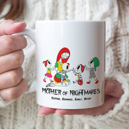 Dad Mom And Children 02QHDT230323 Personalized Black Coffee Mug - Coffee Mug - GoDuckee