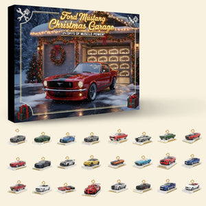 Christmas Car Ornament Blindbox - Gifts For Car Lover Christmas Advent Calendar Blind Box 03HYTI181025