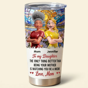 Mom And Daughter 20oz Tumbler - Personalized Gifts For Mother's Day Tumbler 01TOTI050226