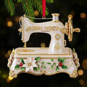 Sewing Machine Ornament - Personalized Gifts For Sewing Lovers 04pgti091025