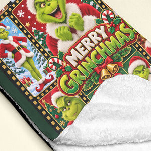Festive Season Blanket - Personalized Gifts For Christmas Blanket 01PATI151026
