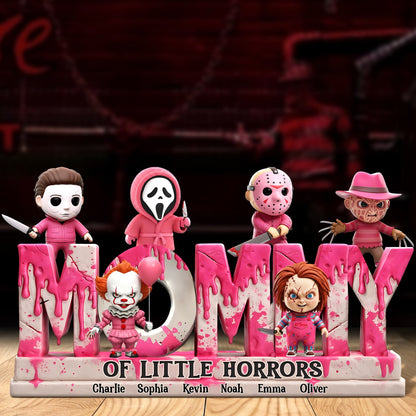 Personalized Gifts For Mom Plaque Mama Of Little Horrors 01qhti140425-Homacus