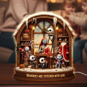 Sewing Family Light Box - Personalized Gifts For Family Custom Acrylic Light Box 02PATI181125