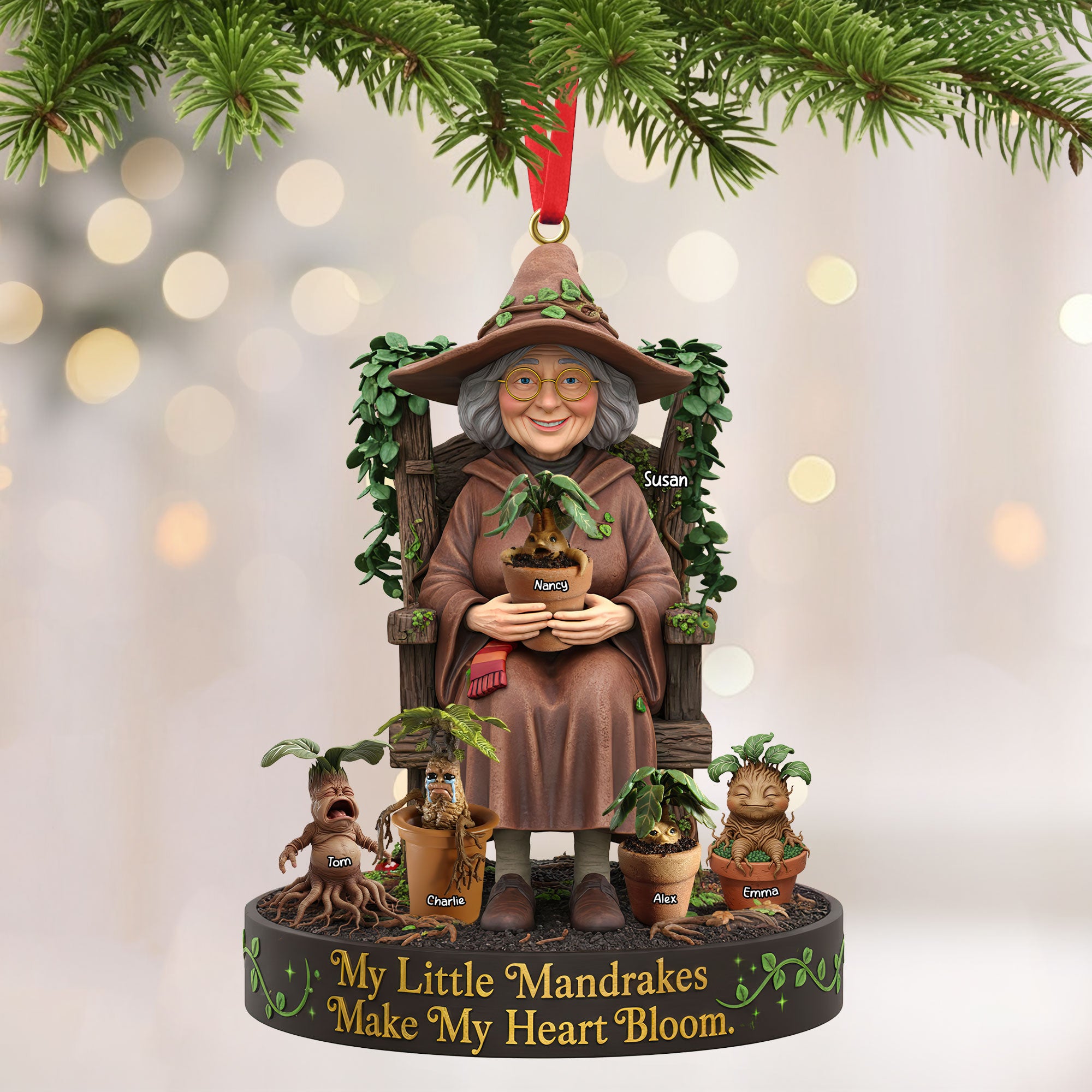 Magical Grandma Ornament - Personalized Gift For Grandma Christmas Ornament 06HUTI241025