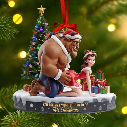 Playful Couple Ornament - Personalized Gifts For Couple 04ohti160925