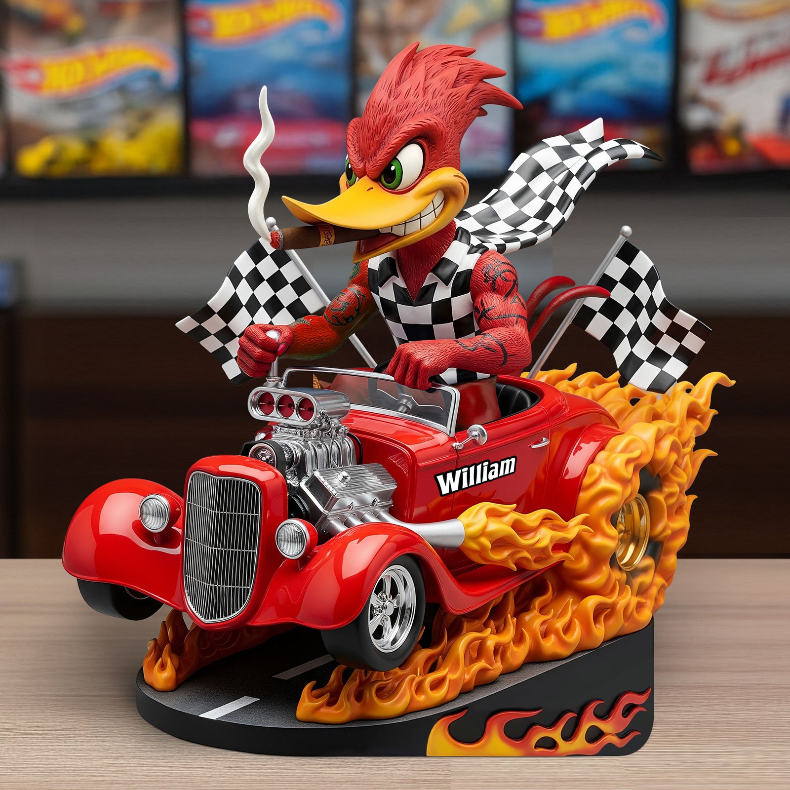 High Speed Hot Rod Plaque - Personalized Gifts For Hot Rod Lovers 03qhti300625