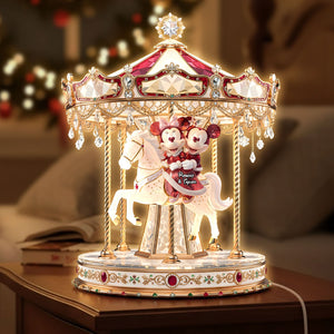 Carousel Couple Light Box - Personalized Gifts For Couple Custom Acrylic Light Box 04PATI111125