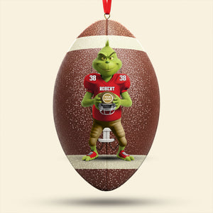 Green Monster Ornament - Personalized Gifts For Sport Lovers 01ohti061025