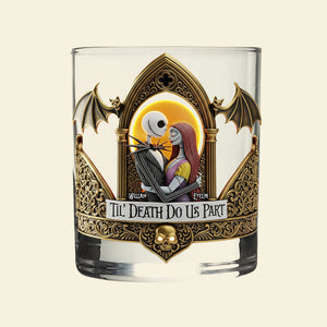Spooky Couple Whiskey Glass - Personalized Gifts For Couple 04ohti190825