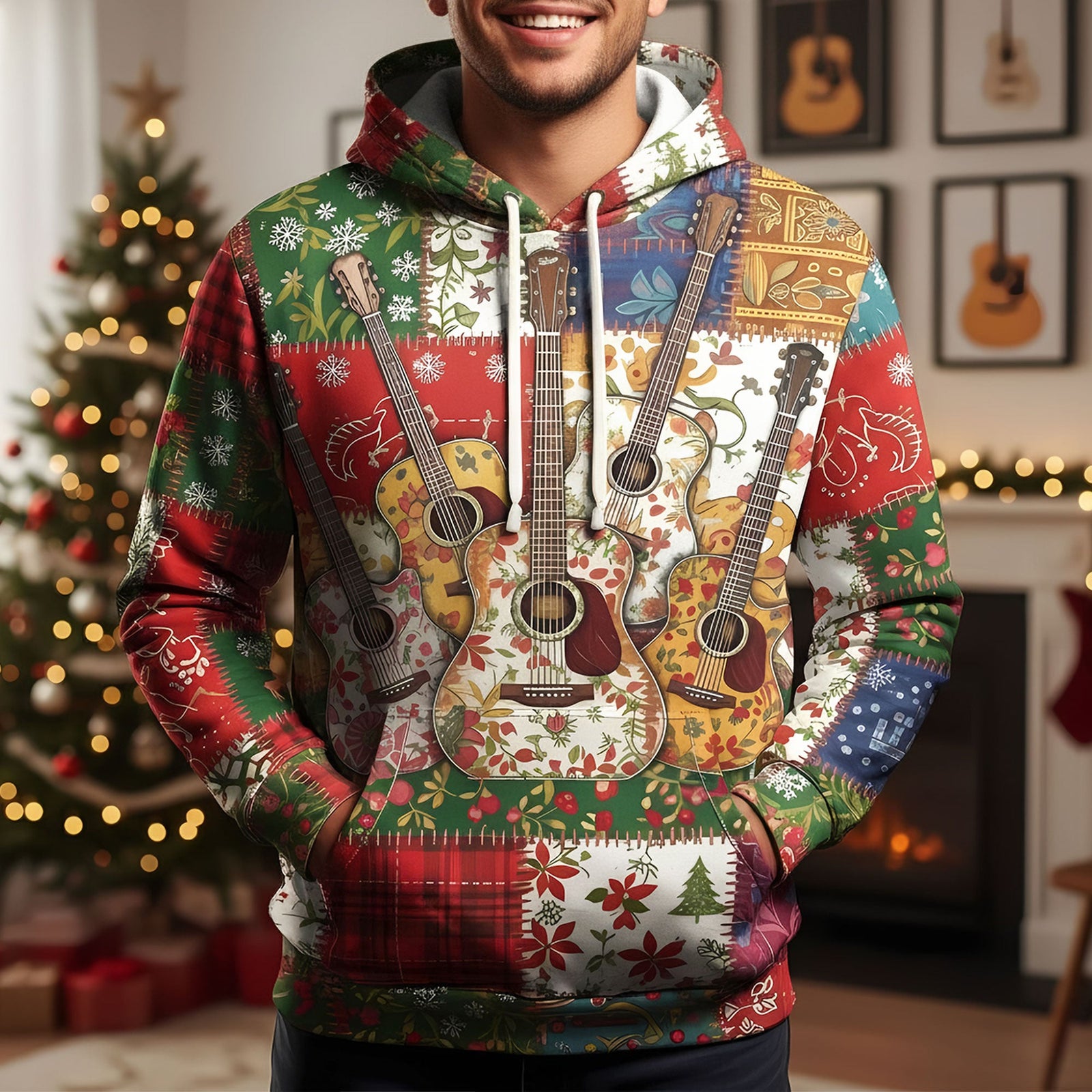 Guitar 3D Hoodie - Personalized Gifts For Guitar Lovers 03TGTI181125