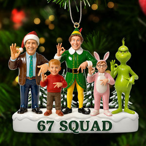 Funny Christmas Ornament - Personalized Gift For Christmas Ornament 02OHTI171125