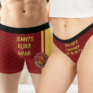 Men's Boxers and Women's Brief Personalized Gifts For Couple 01huti161025