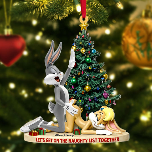 Joyful Couple Christmas Ornament, Personalized Gifts For Couple 04qhti150925