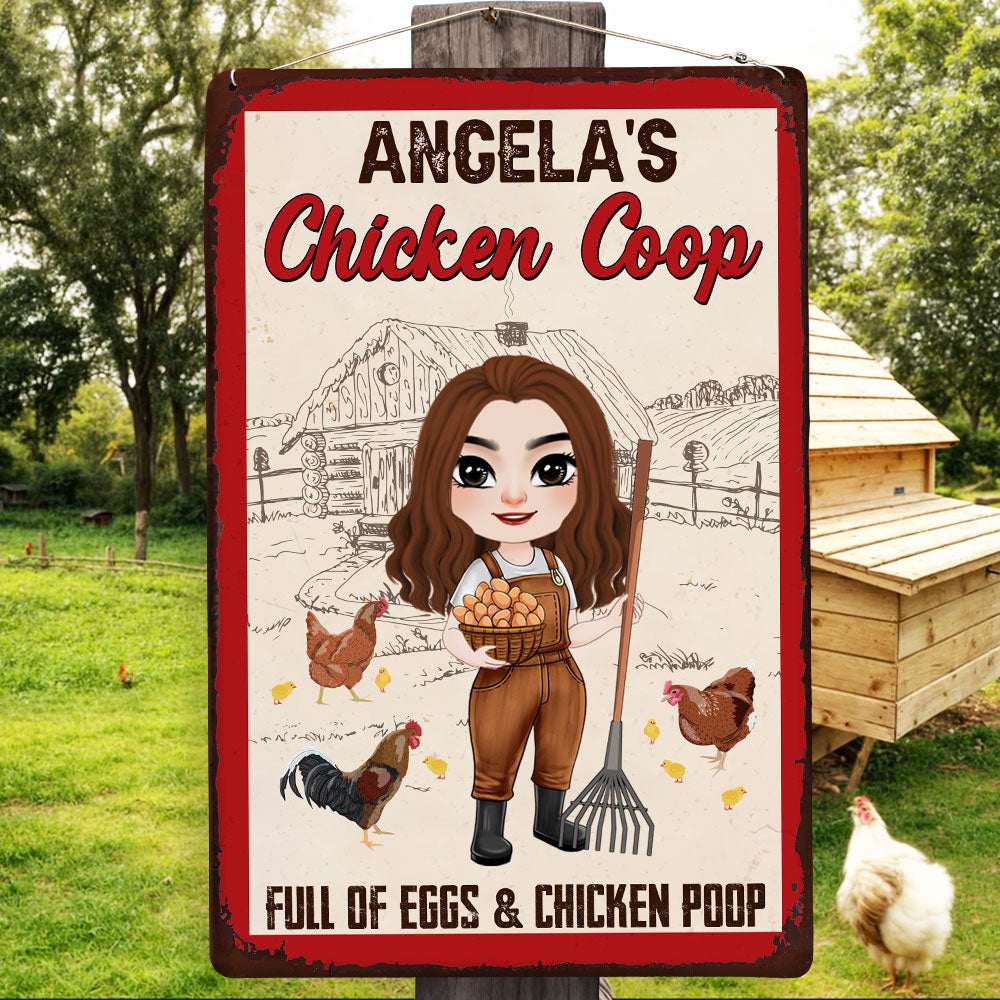 Custom Chicken Coop Signs – Personalized Vintage Signs 03NATI180225HH-Homacus