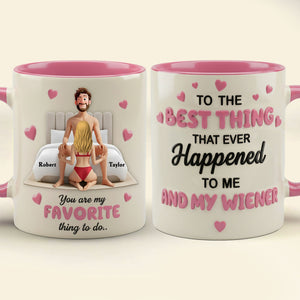 Funny Couple Accent Mug - Personalized Gifts For Couple 03KITI090226