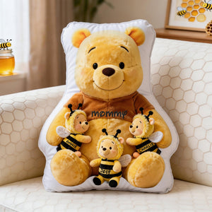 Mom With Kids Bee Pillow - Personalized Gifts For Mom 05ohlu100326