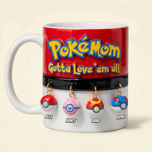 Pocket Monster Mom Coffee Mug - Personalized Gifts For Mom 04OHTI030426
