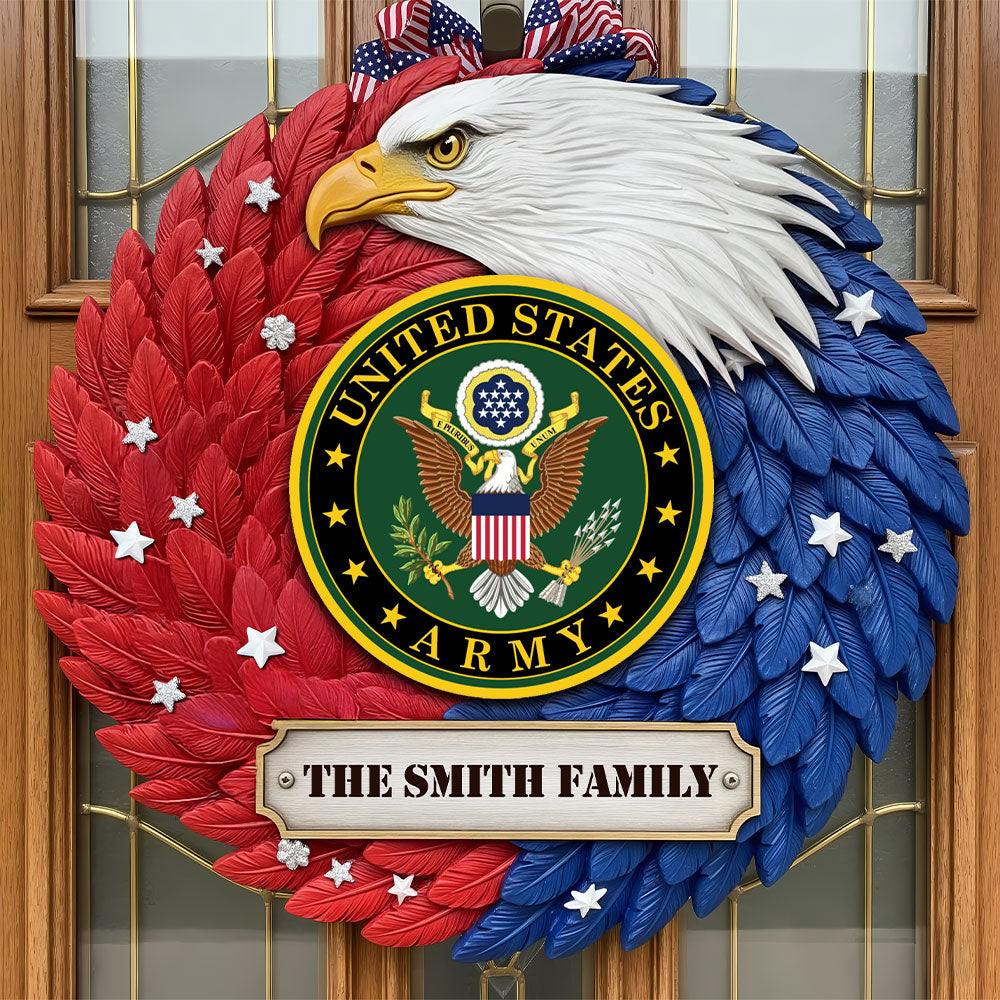 Military Metal Sign - Personalized Gifts For Family 02huti030625